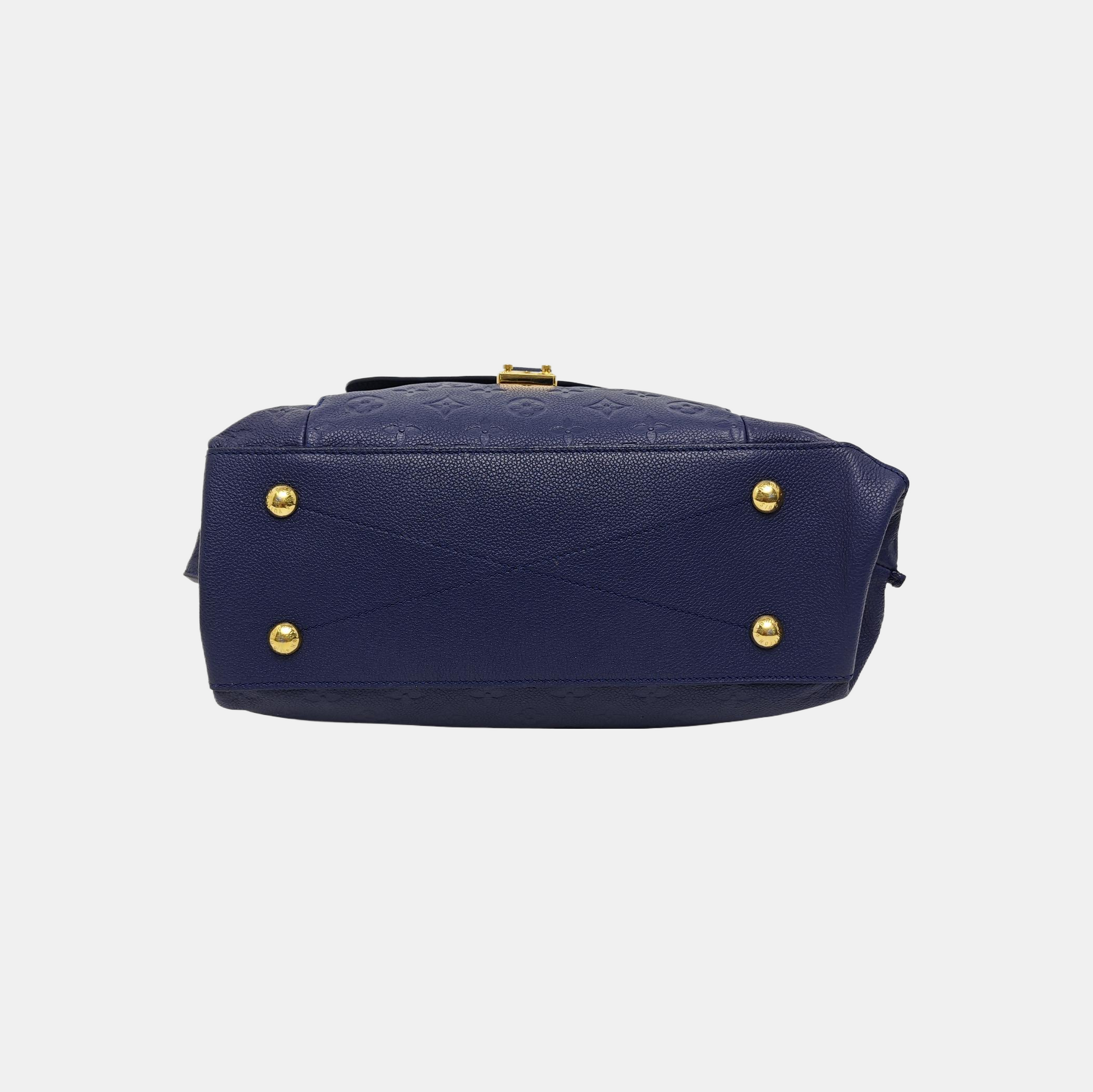 Authenticated pre-owned  MÉTIS Monogram Calfskin Blue - Bucket Bag at Looply