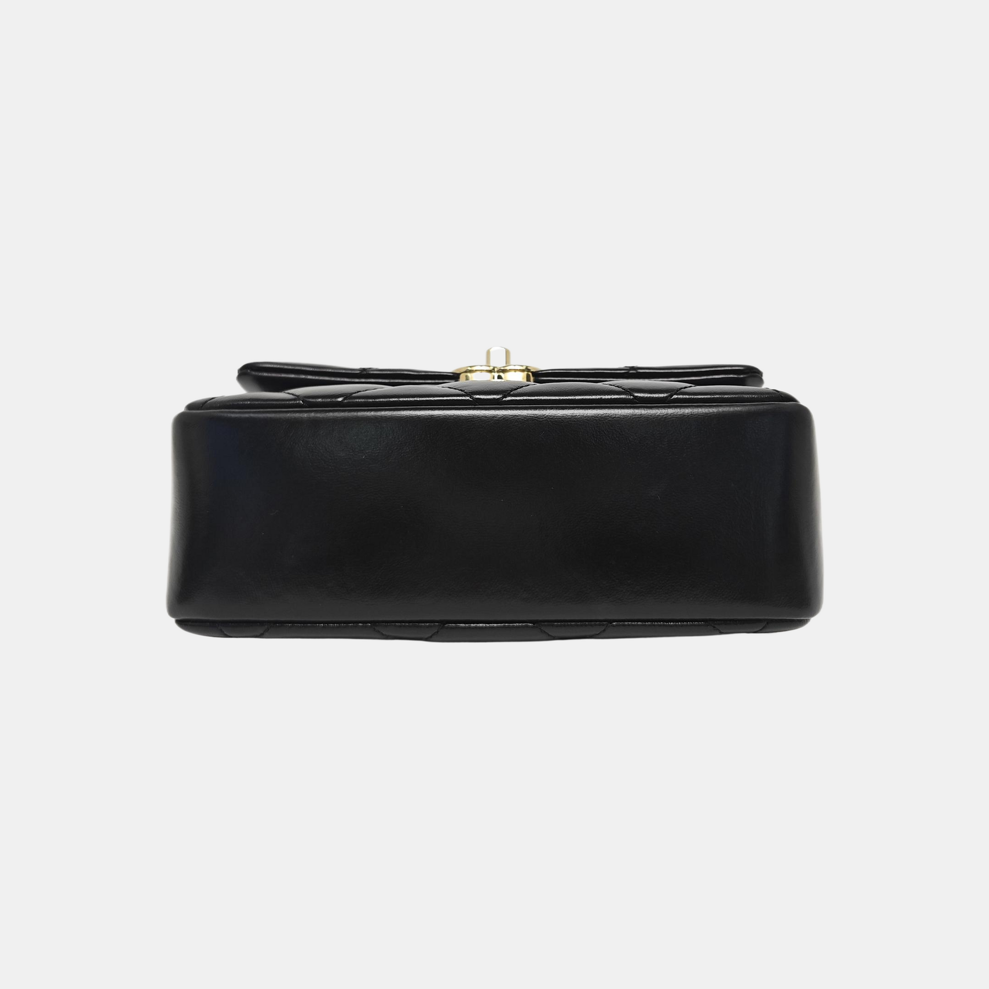 Quilted Lambskin Black