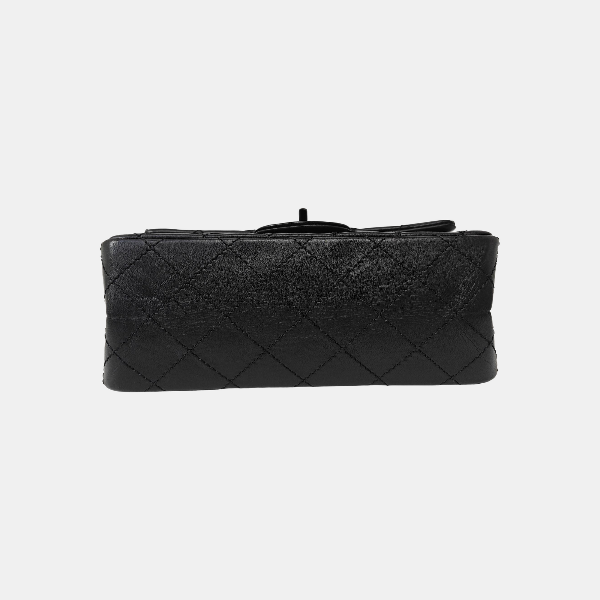 2.55 224 (mini) Quilted Calfskin Black