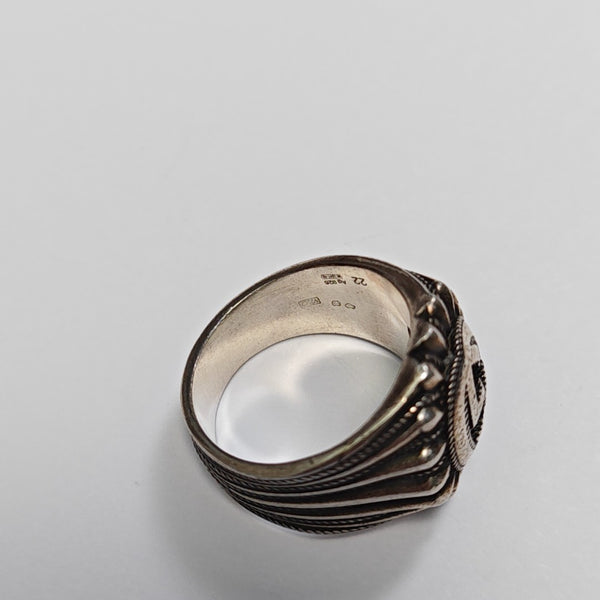 Interlocking G 925 Sterling Silver Ring HK 22