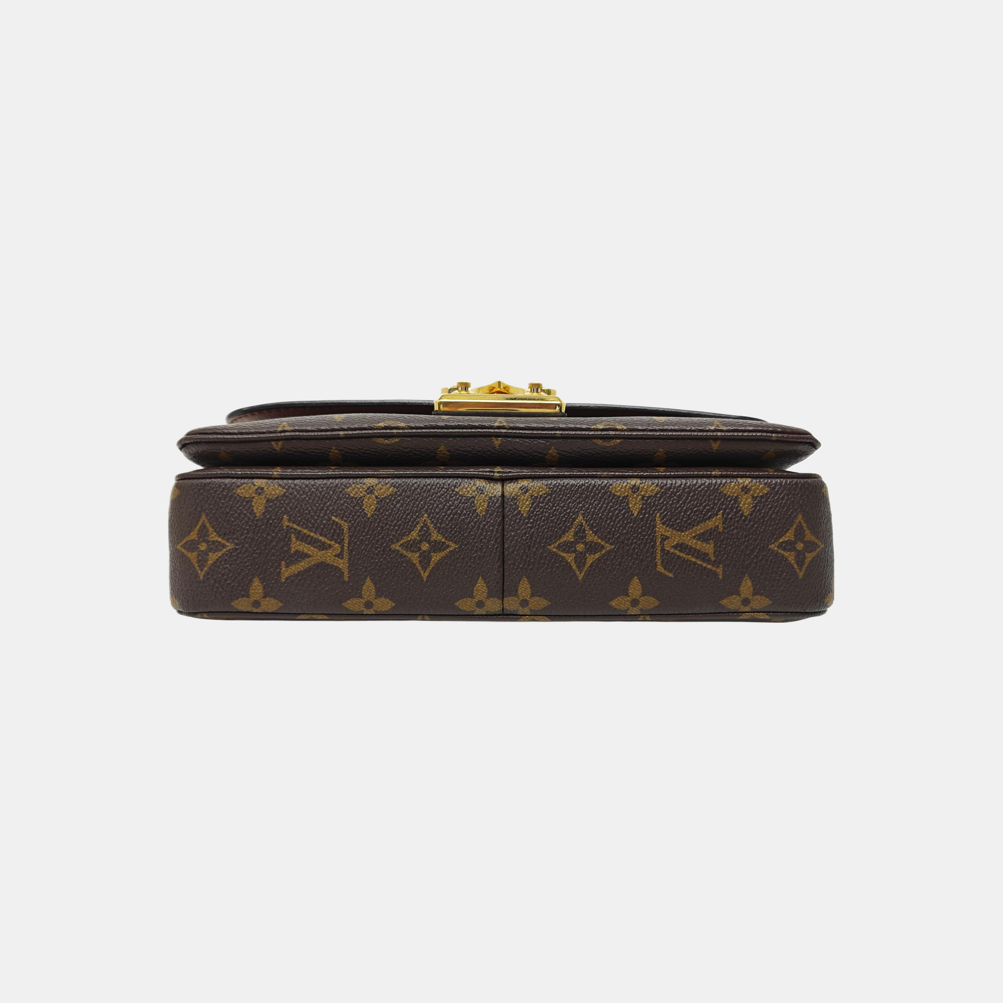 MARCEAU Monogram Coated Canvas Brown