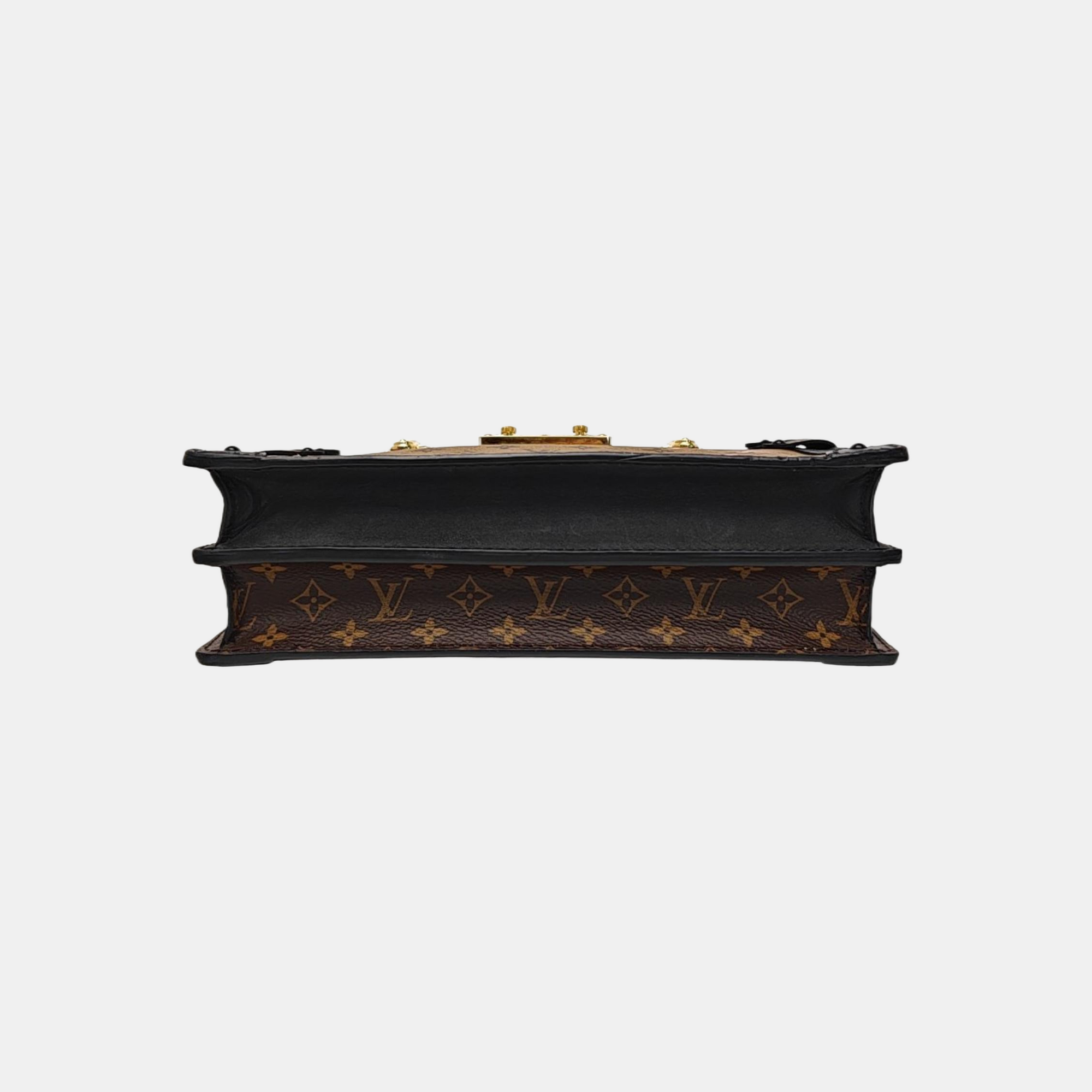 TRUNK Monogram Coated Canvas Brown