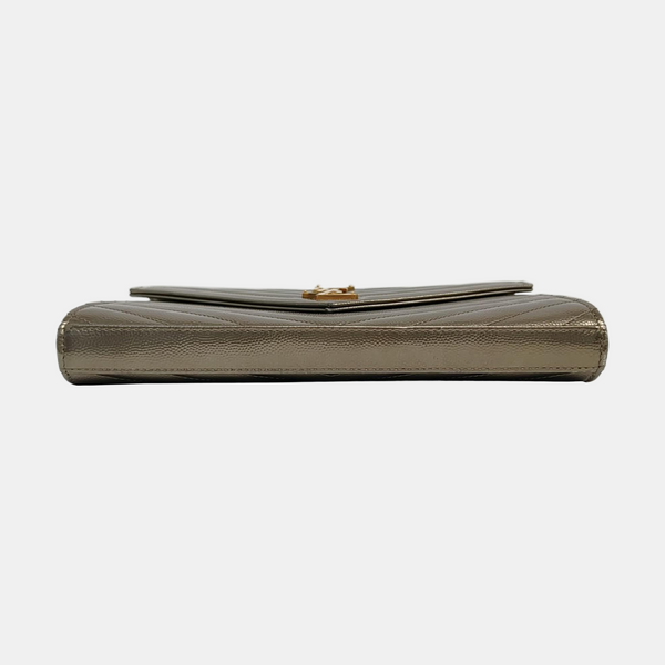 MONOGRAM Medium Chevron Calfskin Beige