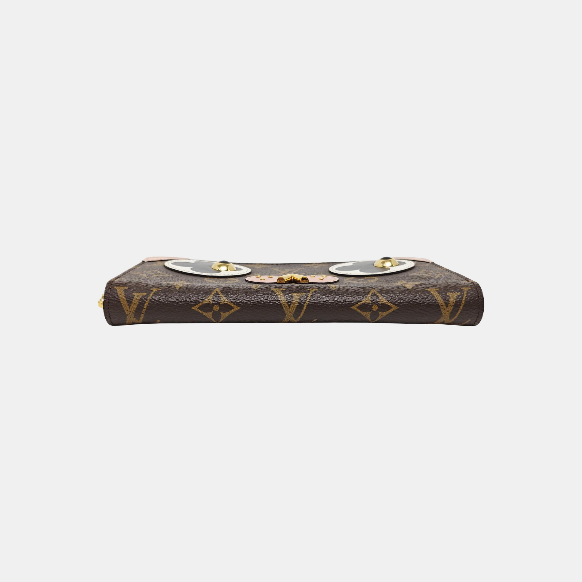 ZIPPY Monogram Coated Canvas Brown Wallet