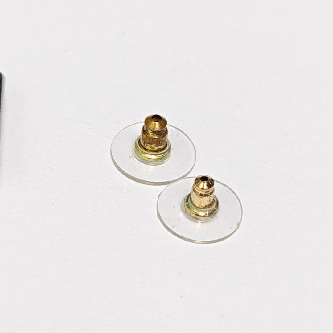 CC Logo Metal Gold Earrings