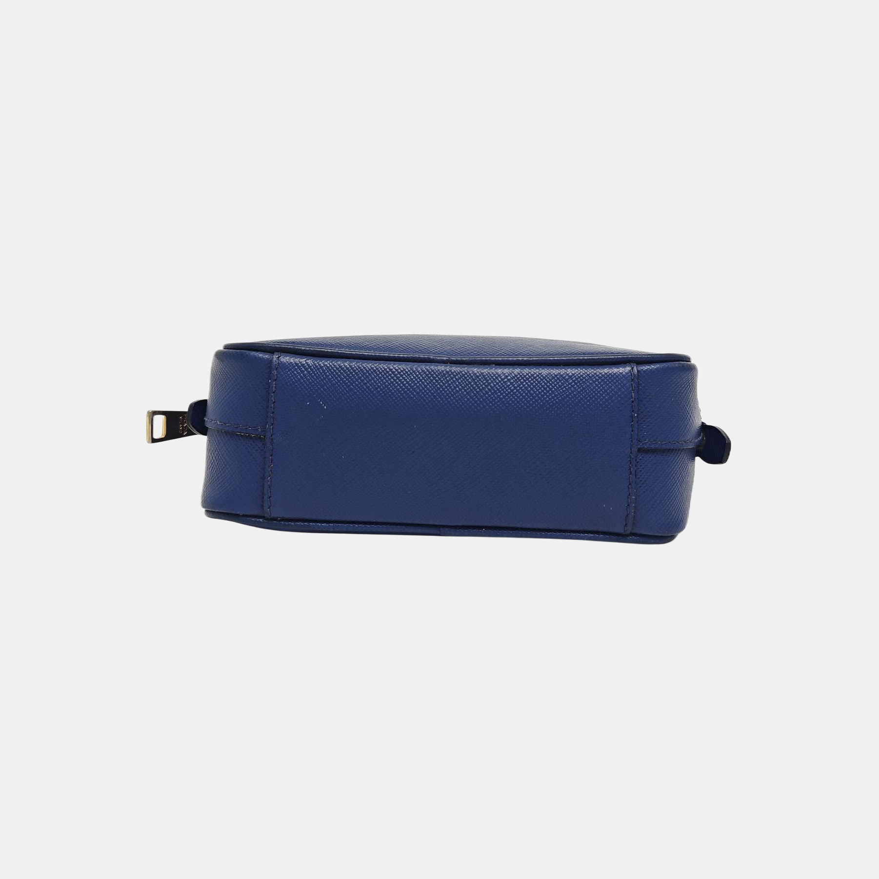 Saffiano Calfskin Shoulder Bag Blue