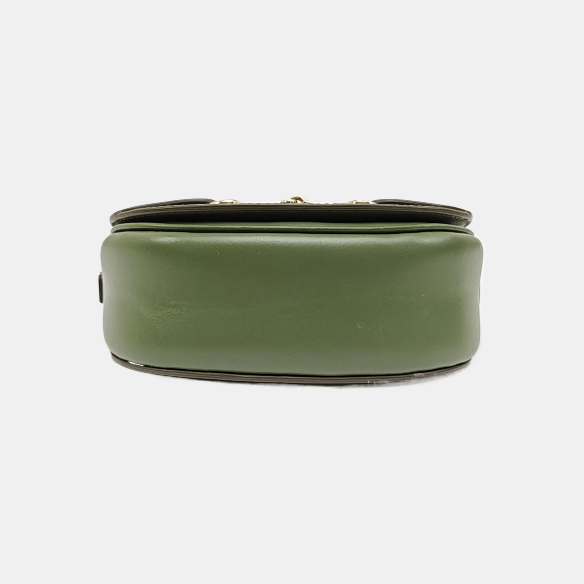 CRÉCY Small Calfskin Green