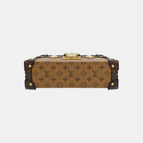 PETITE MALLE Monogram Coated Canvas Brown