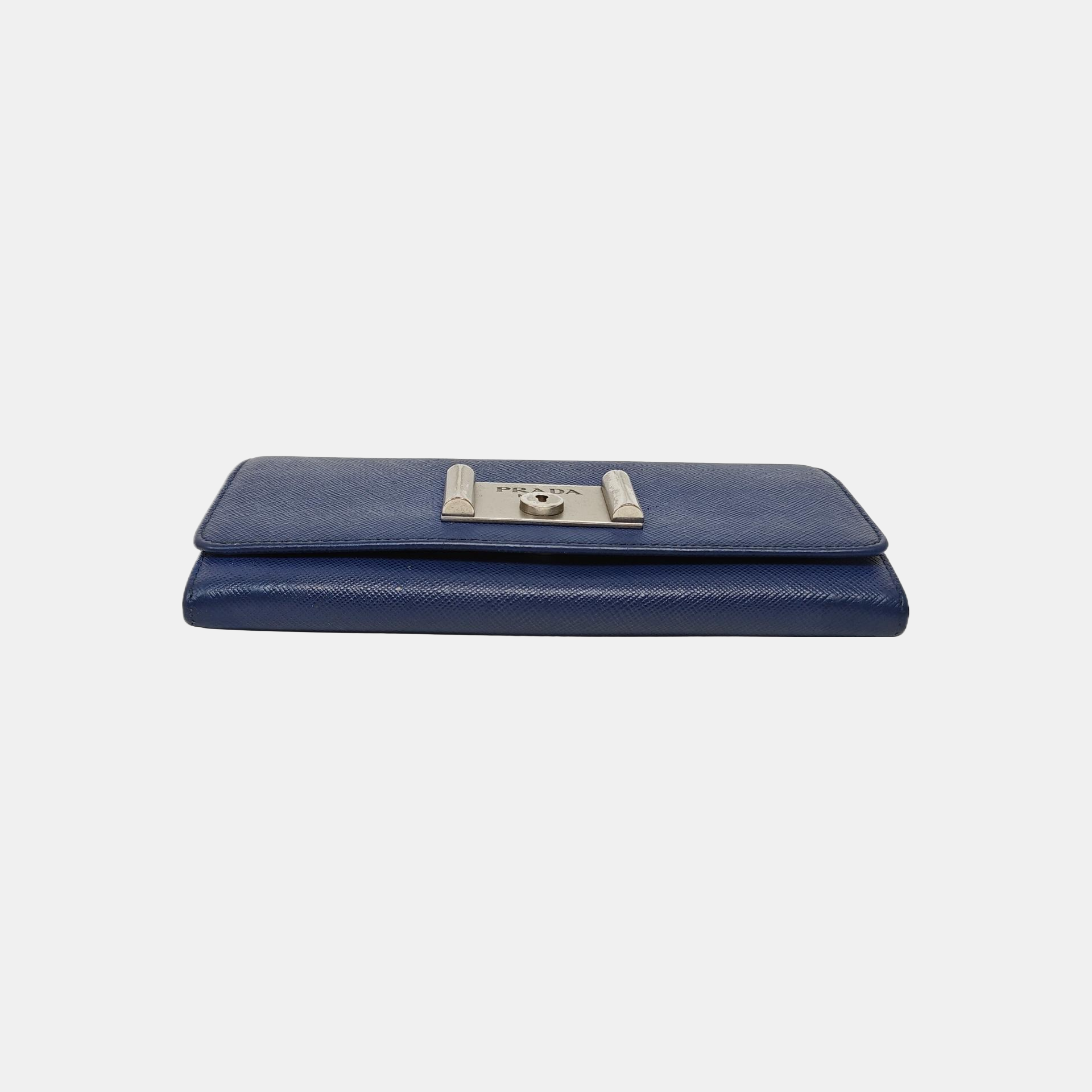 Saffiano Calfskin Wallet Blue