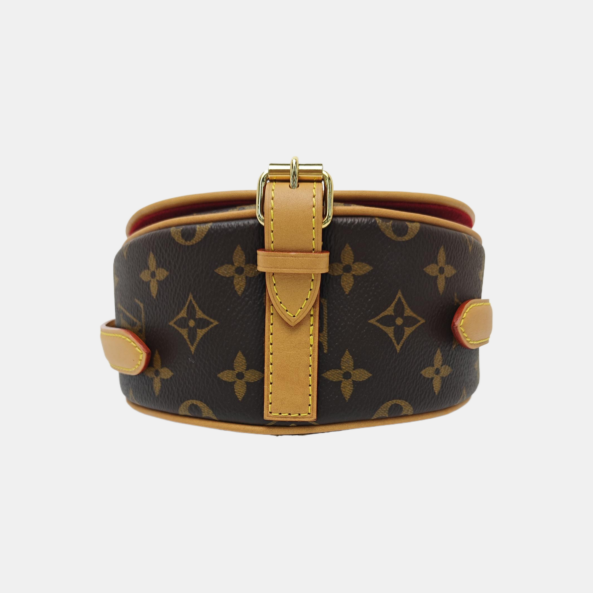 TAMBOURINE Monogram Coated Canvas Brown