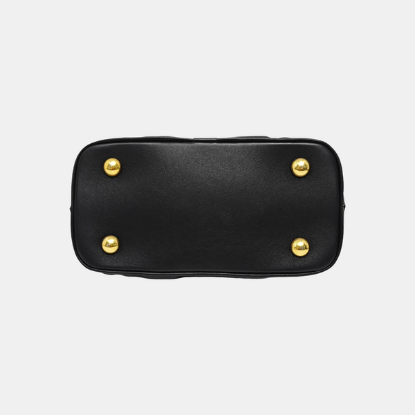 ALMA BB Quilted Calfskin Black