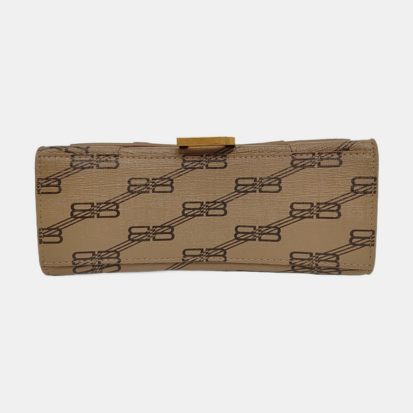 Hourglass XS Coated Canvas Brown
