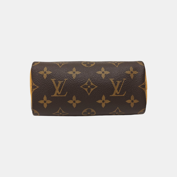 SPEEDY Nano Monogram Coated Canvas Brown