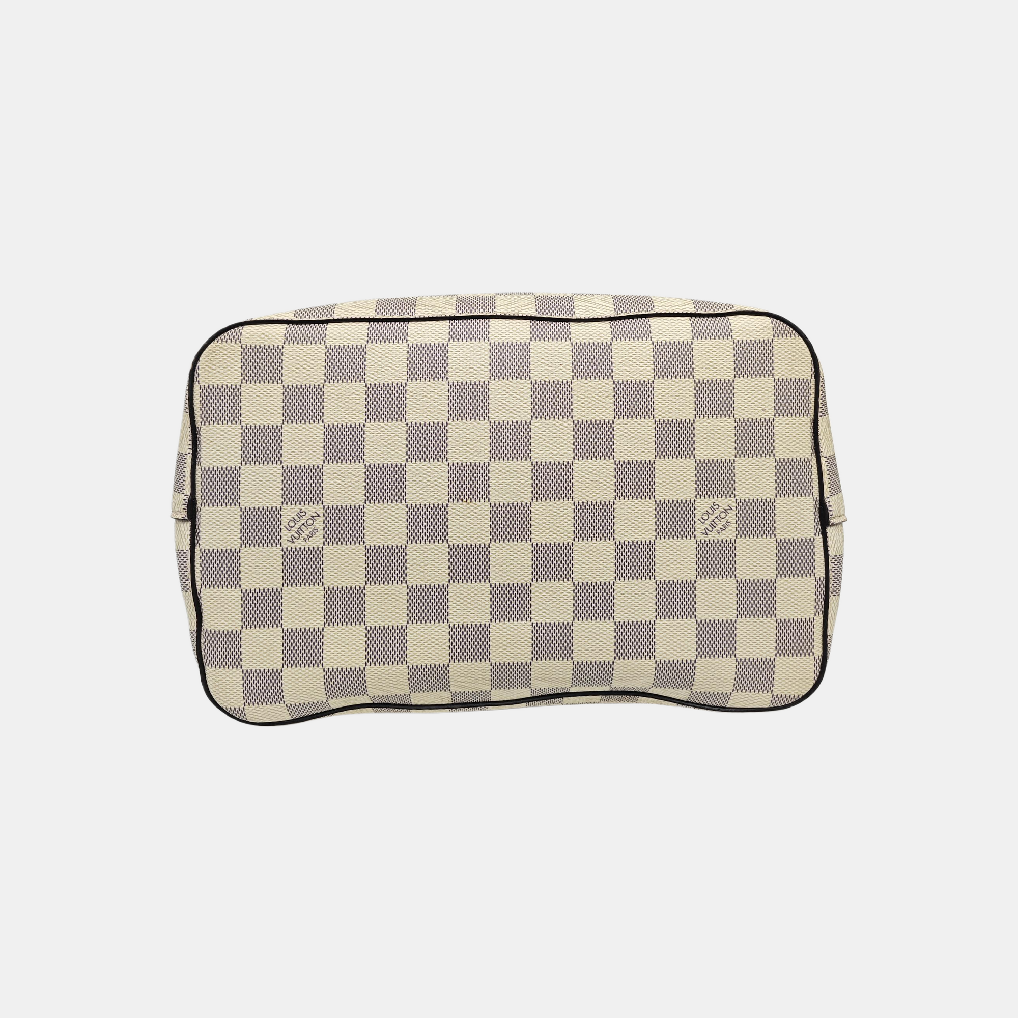 NÉONOÉ MM Damier Azur Coated Canvas White