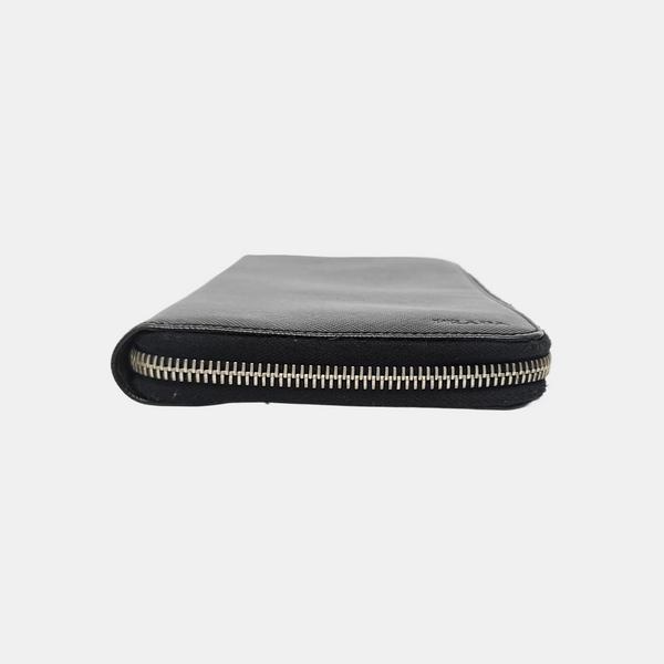 Saffiano Calfskin Wallet Black