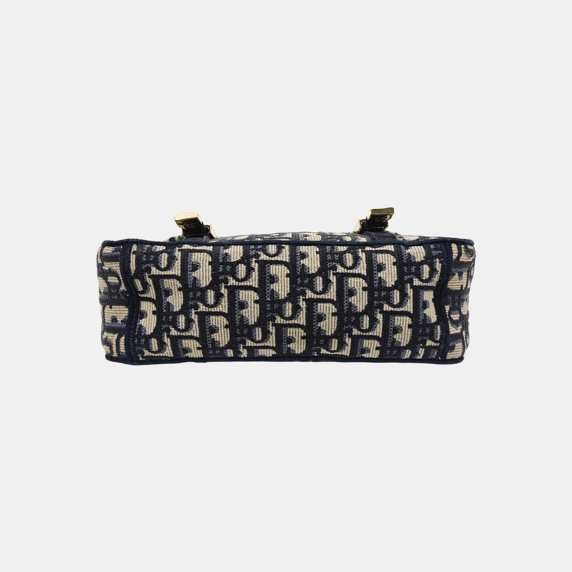 Diorcamp Small Oblique Canvas Blue
