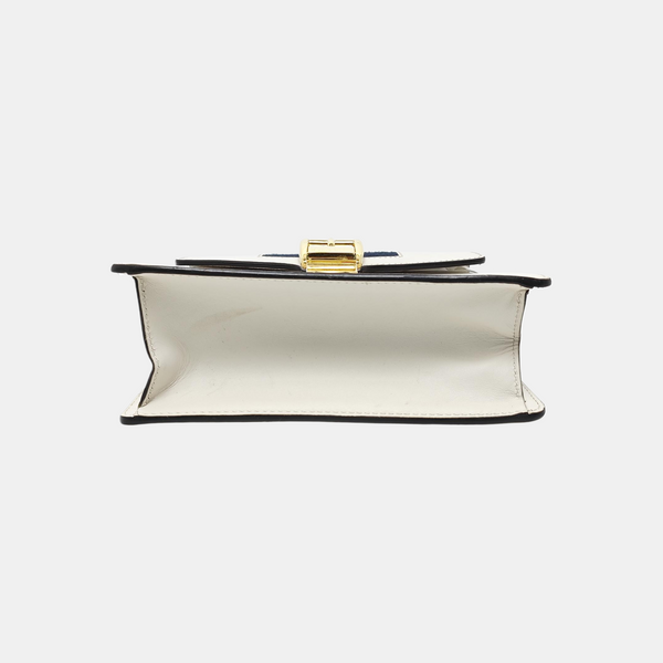 Sylvie Mini Calfskin White