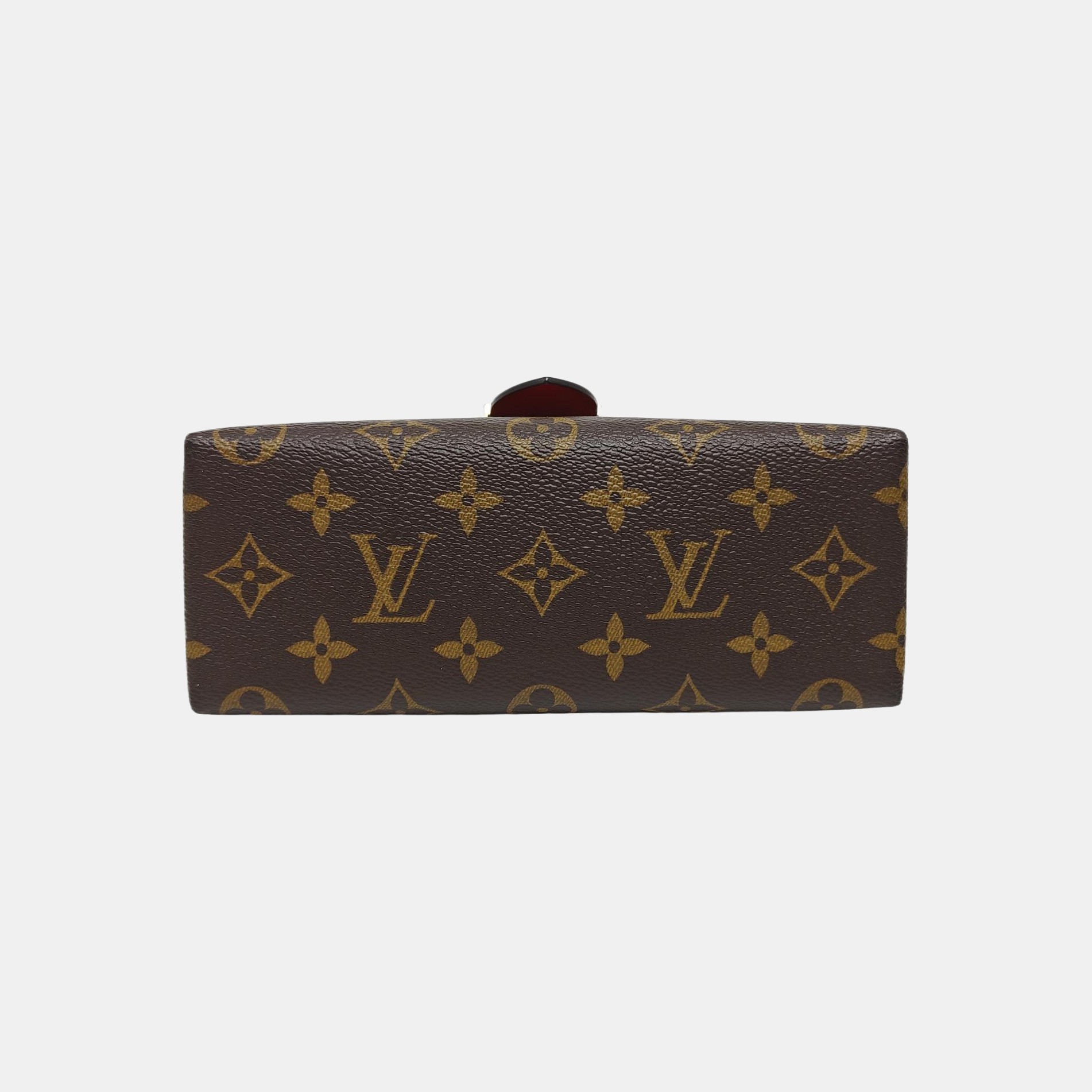 LOCKY BB Monogram Coated Canvas Red