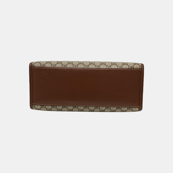 Retro Small Monogram Coated Canvas Brown