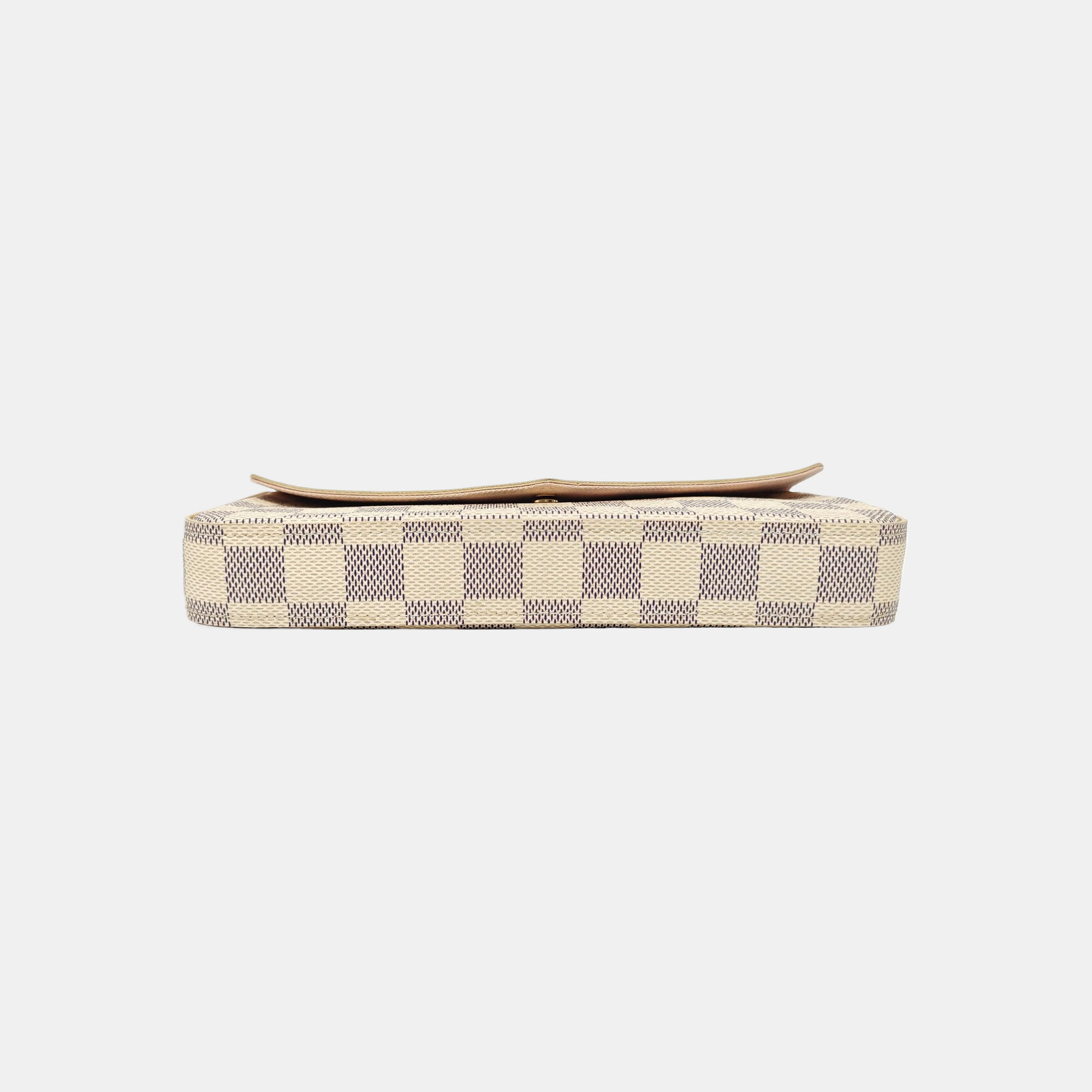 FÉLICIE Damier Azur Coated Canvas White