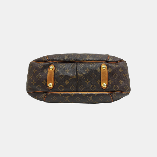 GALLIERA Monogram Coated Canvas Brown