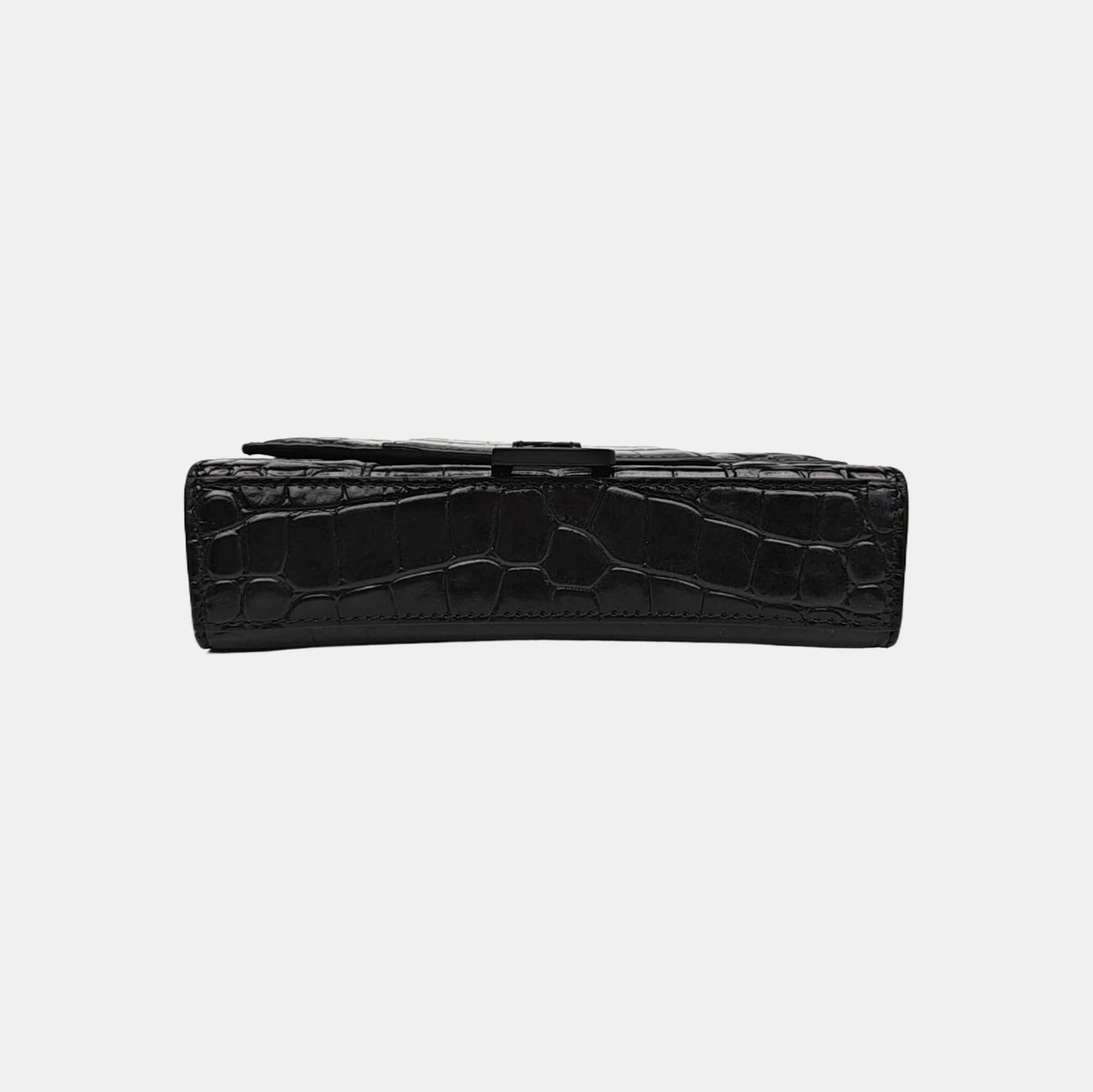 Hourglass XS Calfskin Black