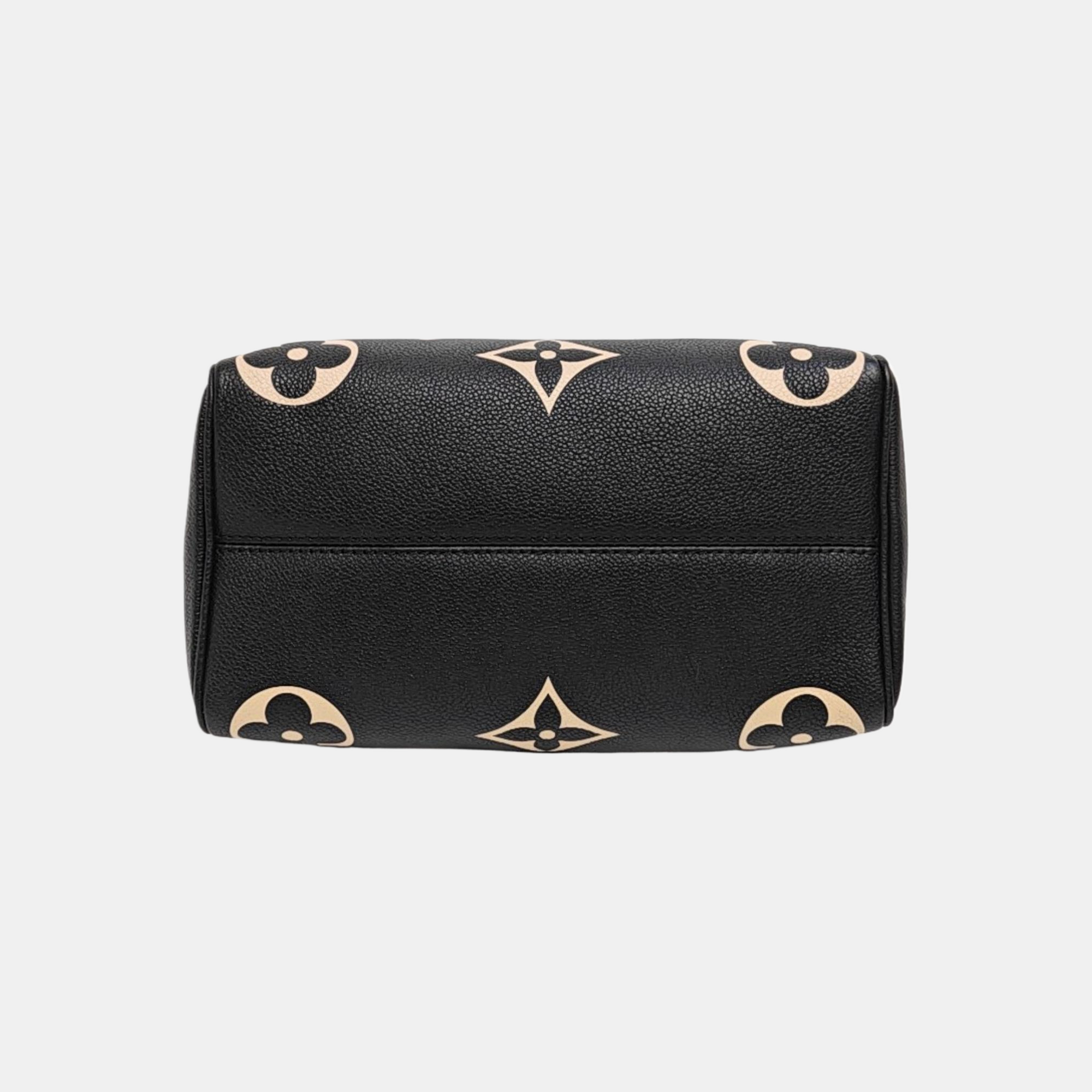 SPEEDY 25 Monogram Calfskin Black