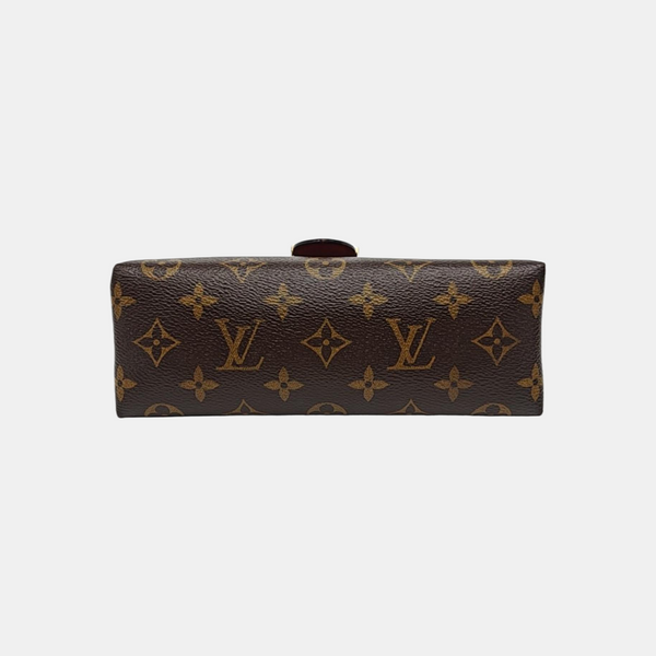 LOCKY BB Monogram Coated Canvas Red