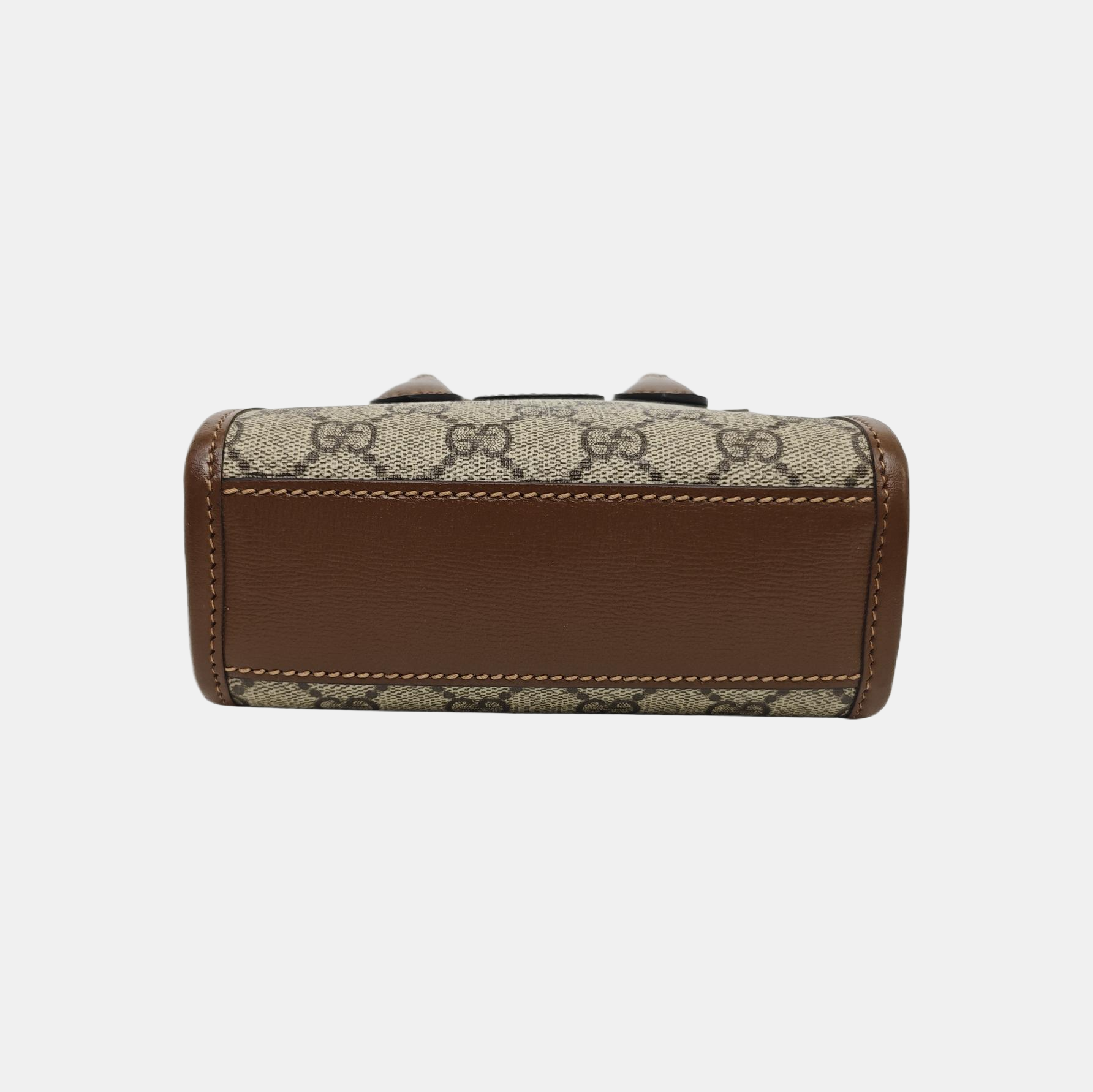 Retro Mini Monogram Coated Canvas Beige