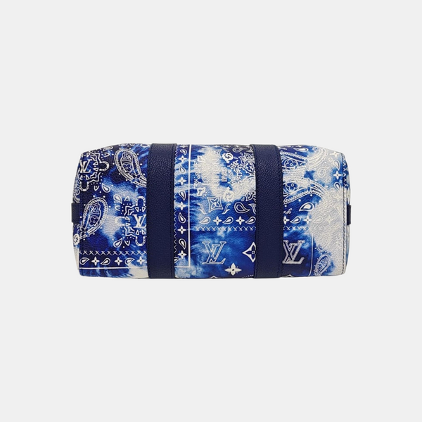 City Keepall Monogram Calfskin Blue