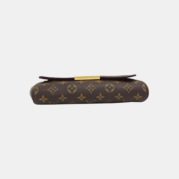FAVORITE MM Monogram Coated Canvas Brown