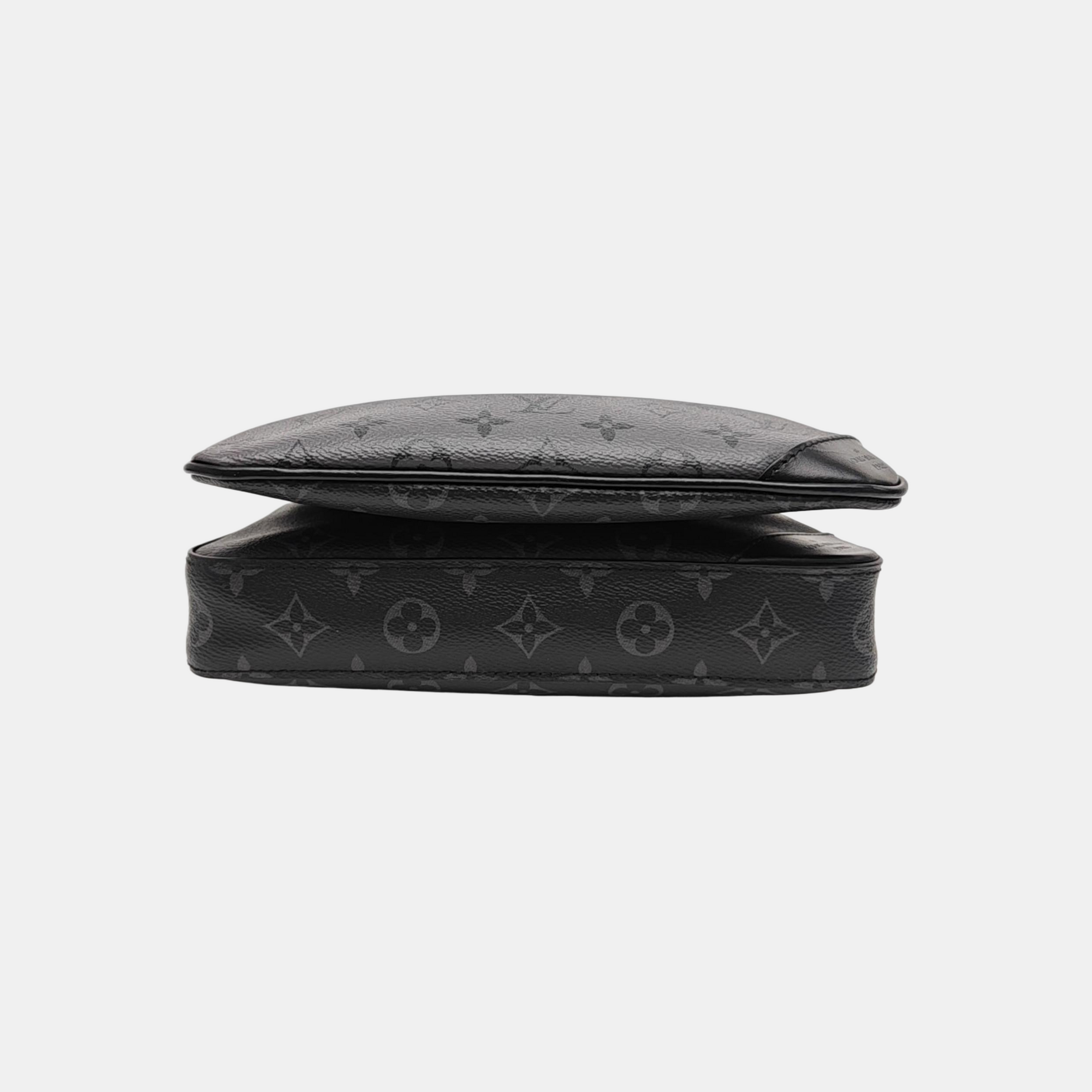 TRIO Monogram Coated Canvas Gray