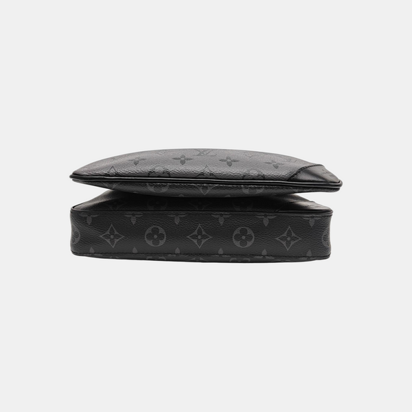 TRIO Monogram Coated Canvas Gray