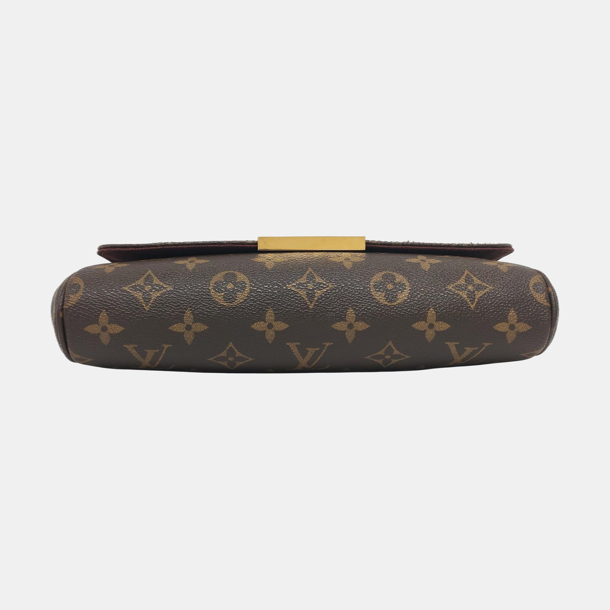 FAVORITE MM Monogram Coated Canvas Brown