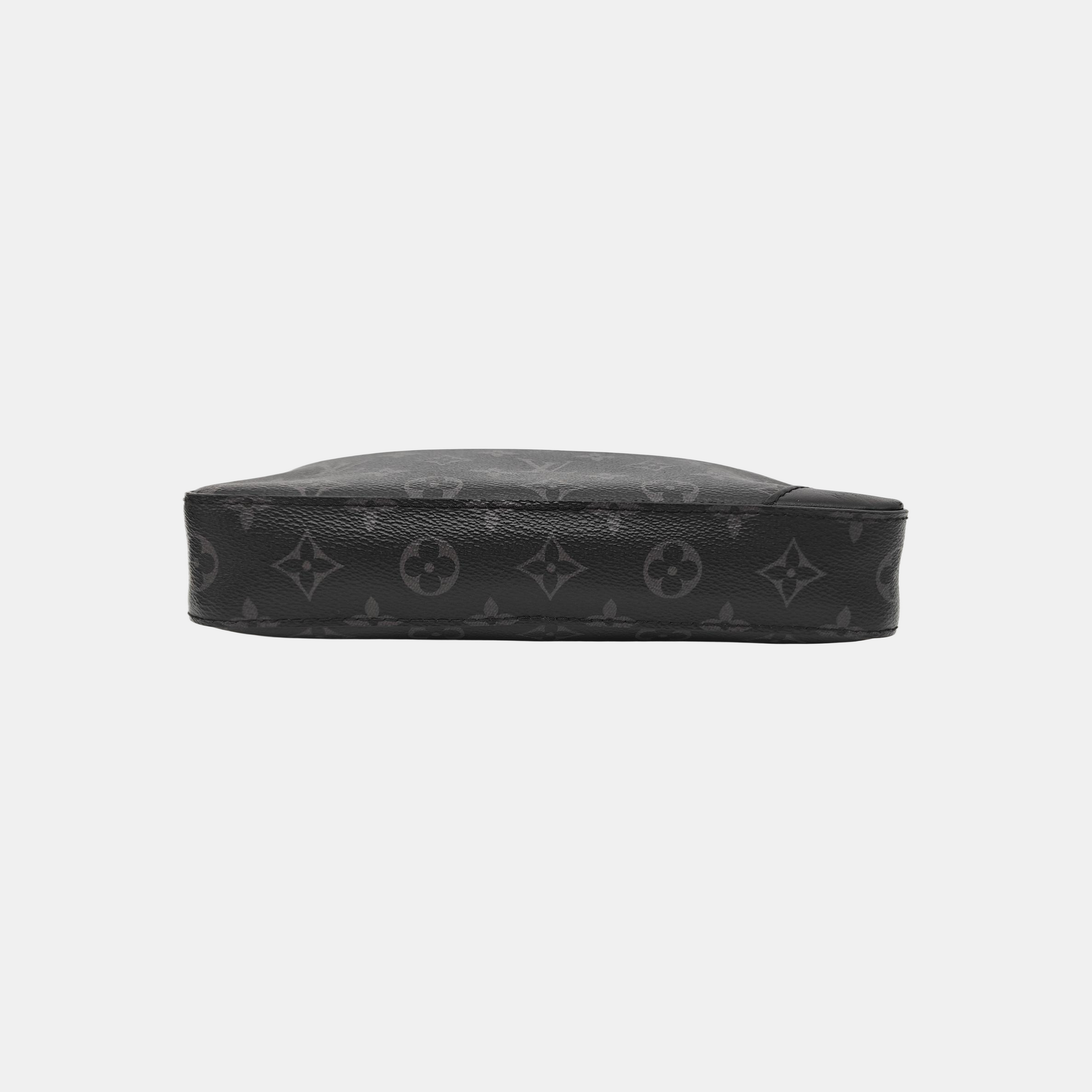 TRIO Monogram Coated Canvas Gray