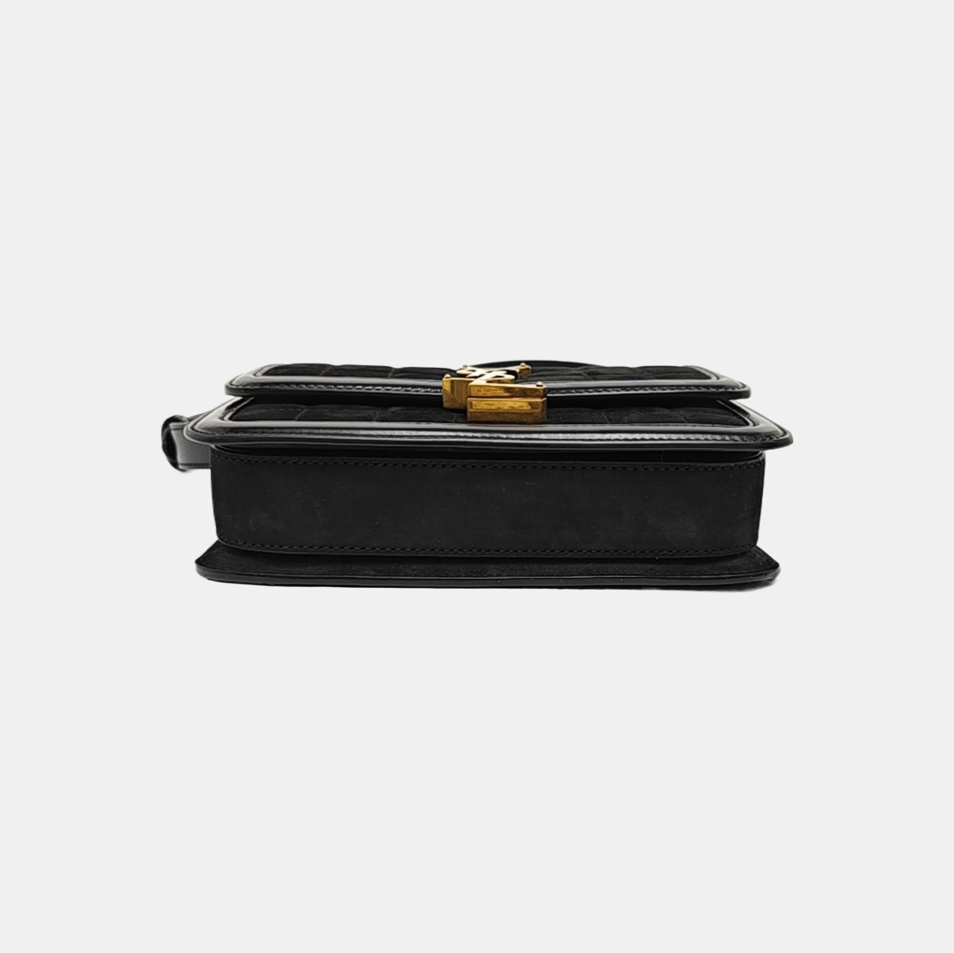 SOLFERINO Small Quilted Calfskin Black