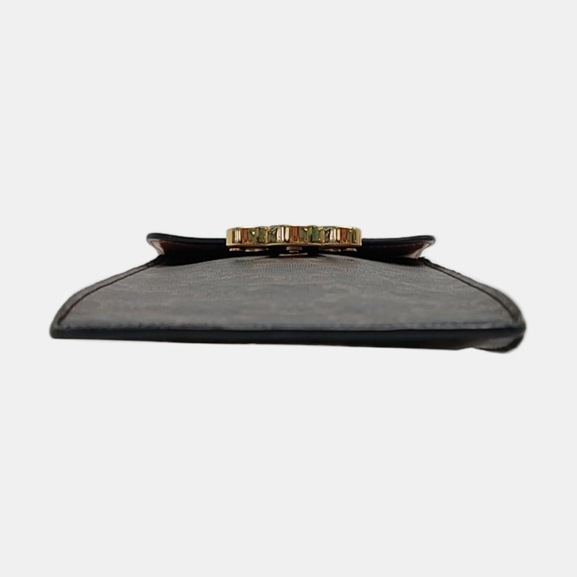 Authenticated pre-owned  TRIOMPHE Coated Canvas Black - Shoulder Bag at Looply