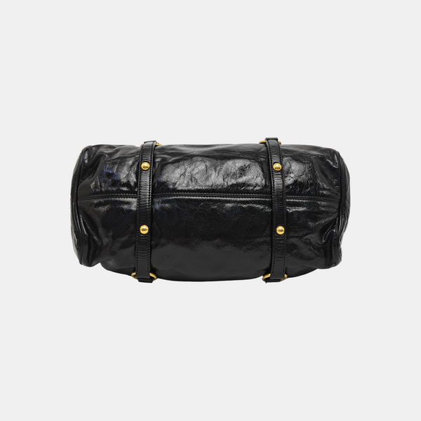 Bow Calfskin Black