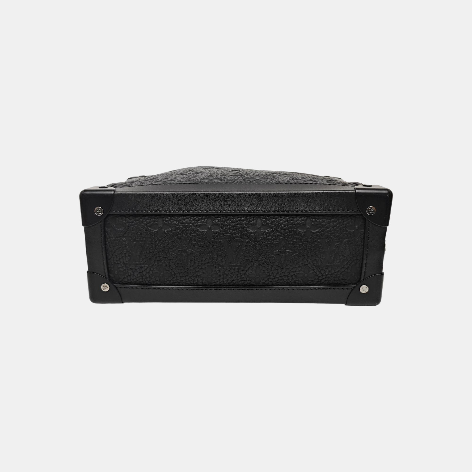 SOFT TRUNK Monogram Calfskin Black
