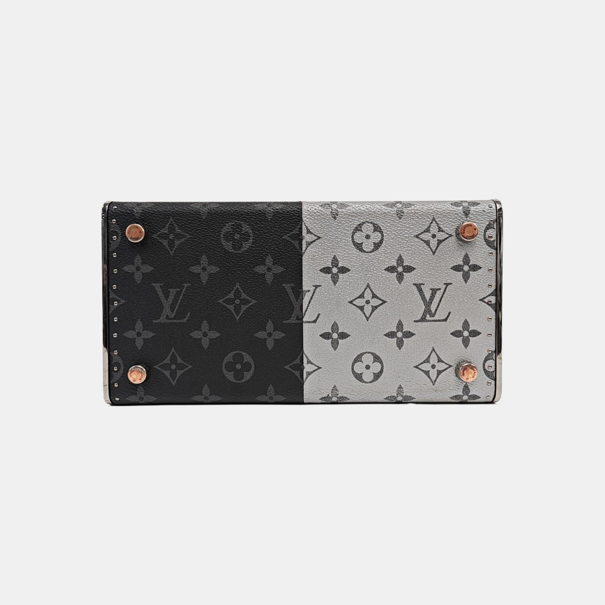 Monogram Coated Canvas Mini Gray