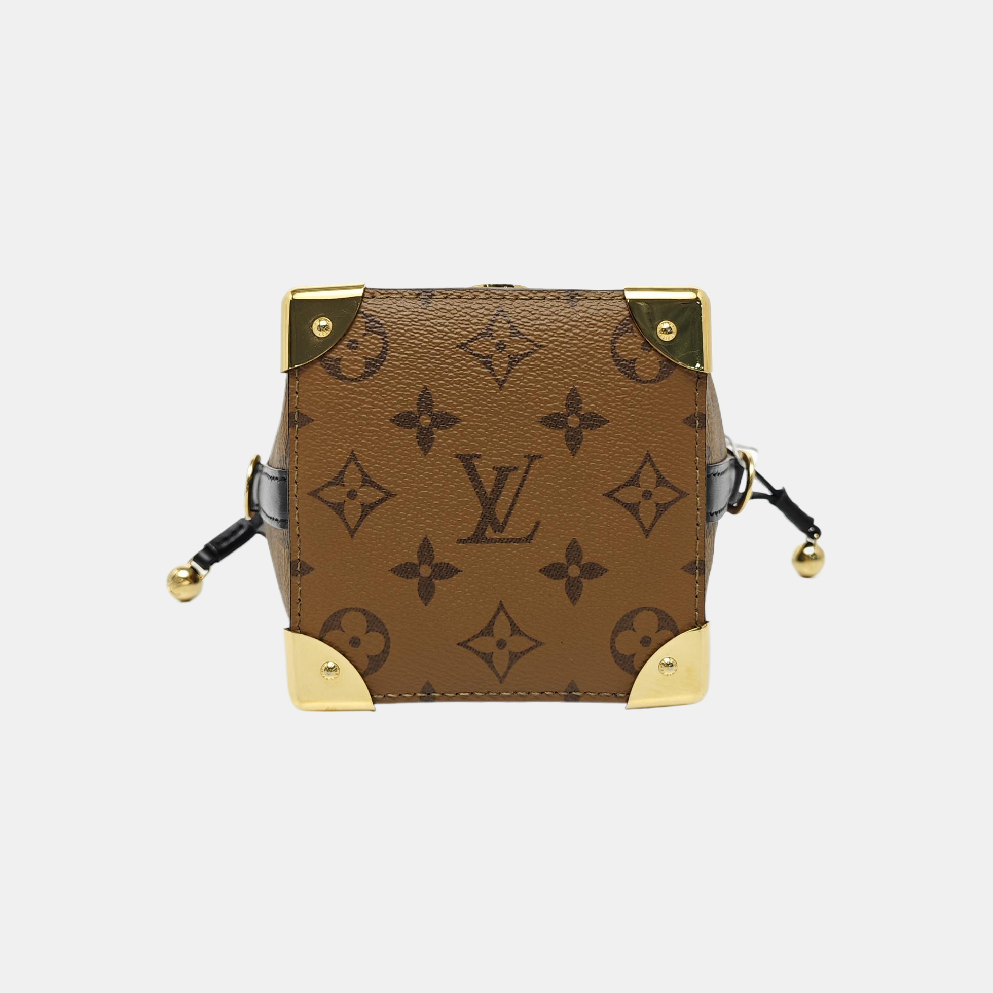 NOÉ PURSE LV CHARMS Monogram Coated Canvas Brown