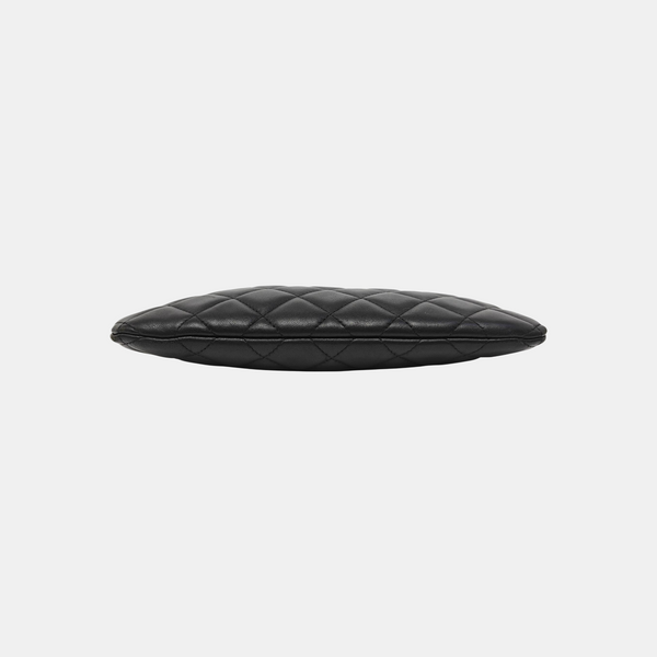 Quilted Calfskin Clutch Black