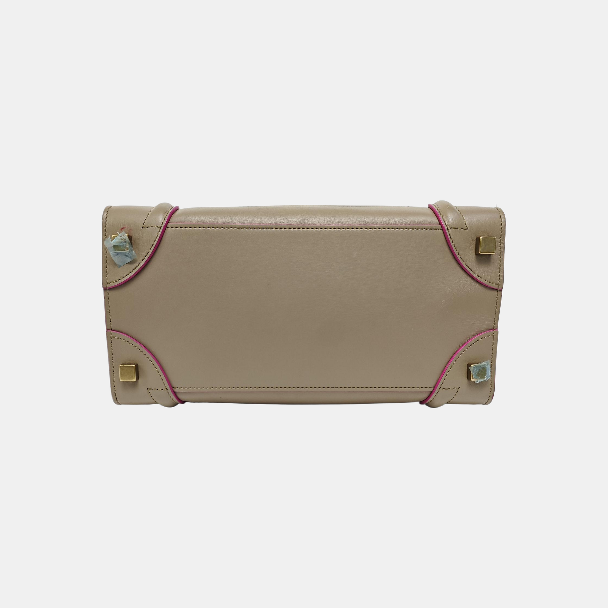 LUGGAGE Micro Calfskin Gray