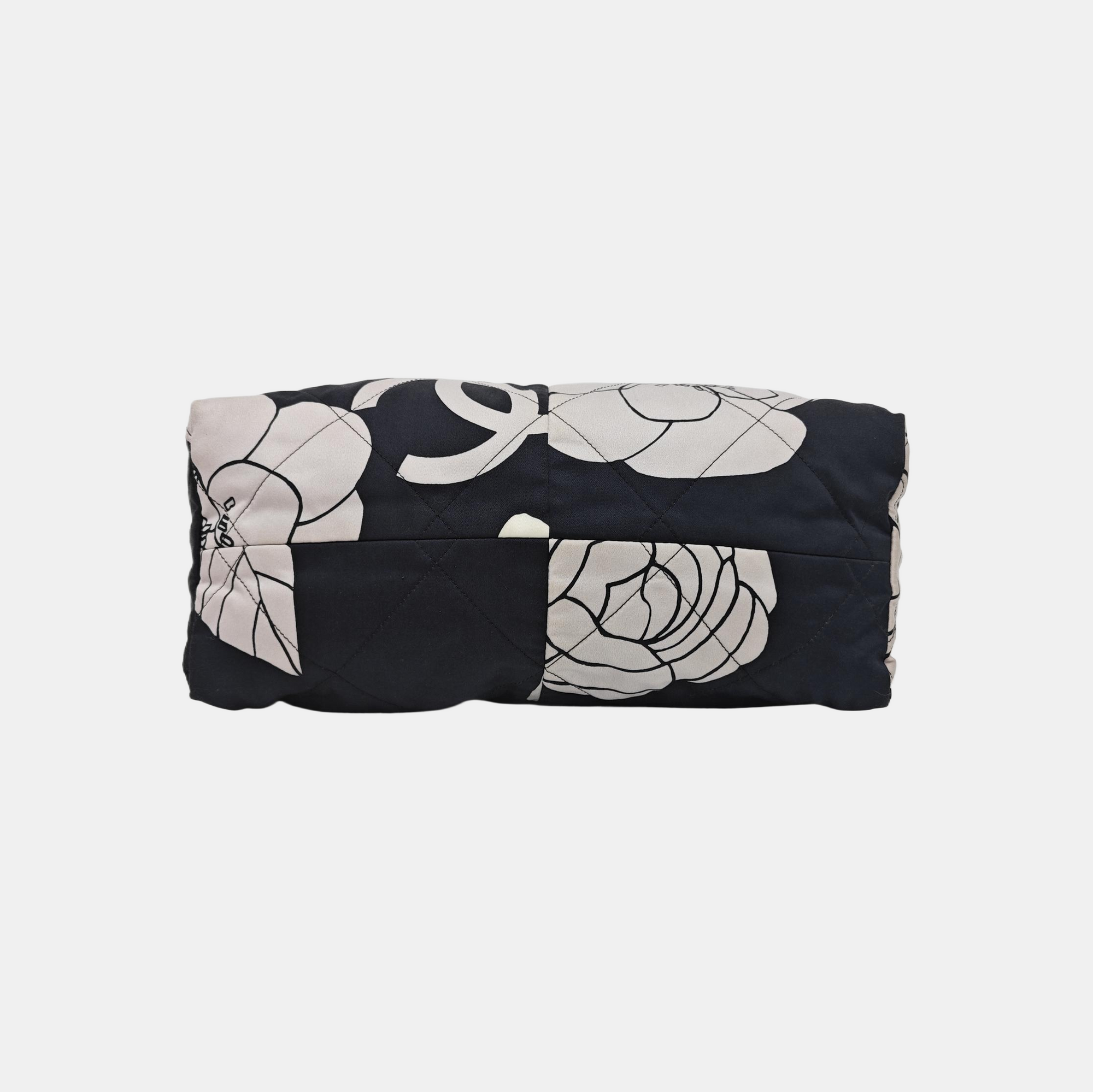 Quilted Canvas Shoulder Bag Small Multicolor