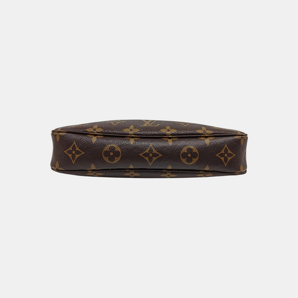ACCESSOIRES GM Monogram Coated Canvas Brown