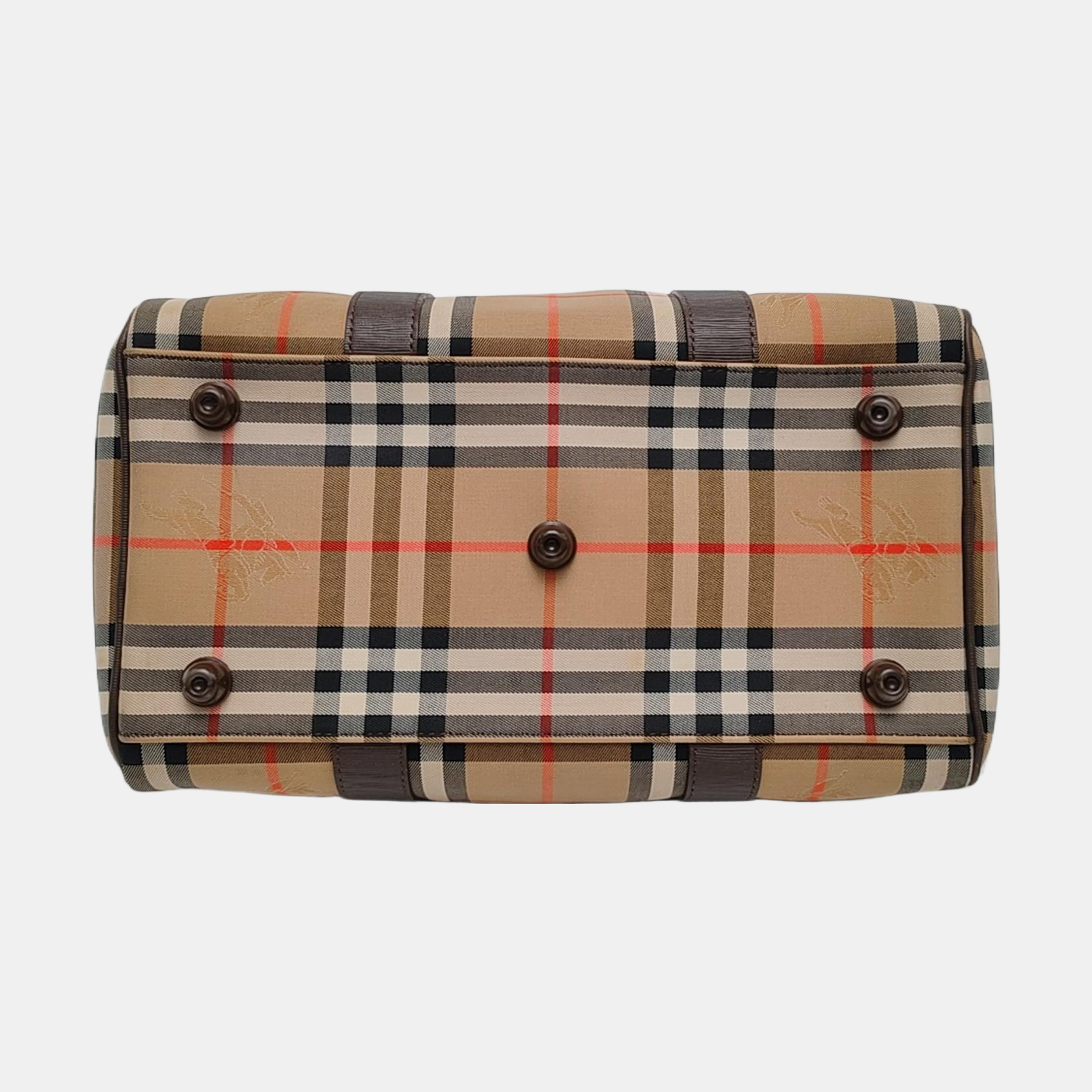 Canvas Top Handle Bag Beige