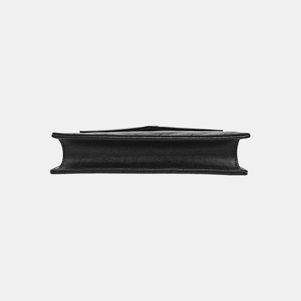MONOGRAM Medium Chevron Calfskin Black