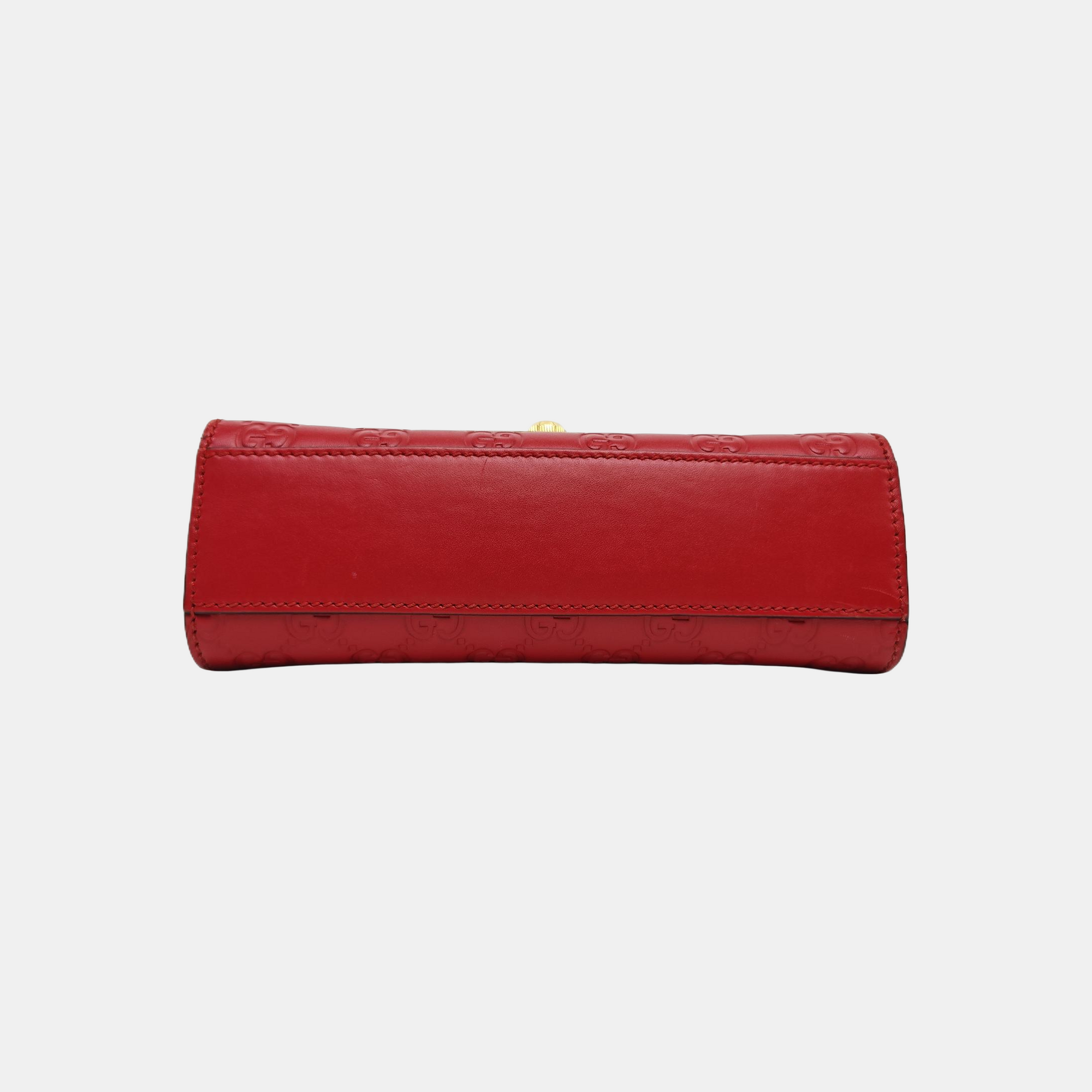 Padlock Small Monogram Calfskin Red