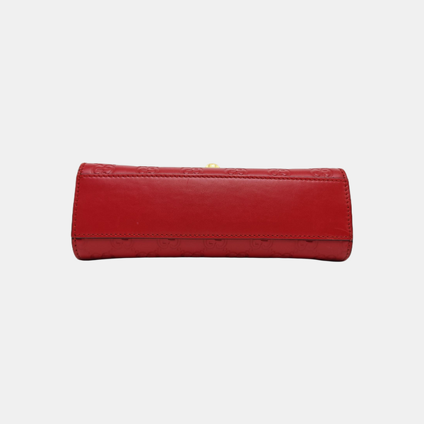 Padlock Small Monogram Calfskin Red