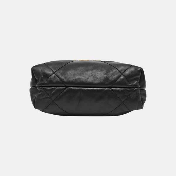 CHANEL 22 Mini Quilted Calfskin Black
